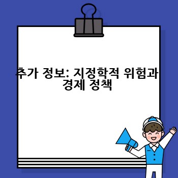 추가 정보: 지정학적 위험과 경제 정책