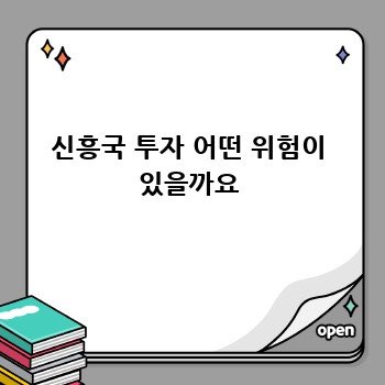 신흥국 투자 어떤 위험이 있을까요