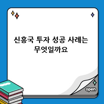 신흥국 투자 성공 사례는 무엇일까요