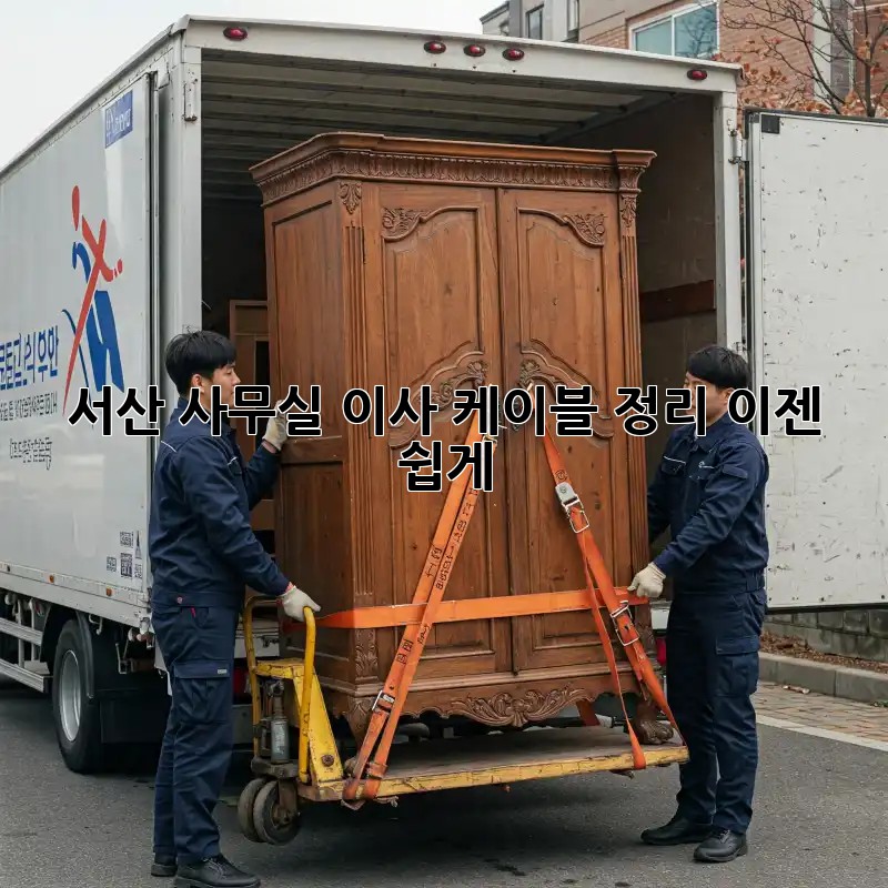 서산 사무실 이사? 케이블 정리, 이젠 쉽게!