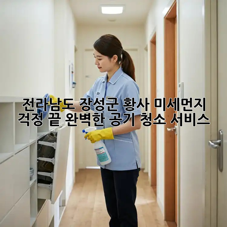 전라남도 장성군 황사, 미세먼지 걱정 끝! 완벽한 공기 청소 서비스