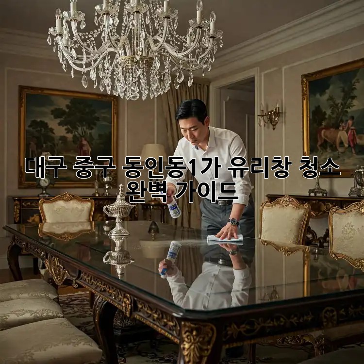 대구 중구 동인동1가 유리창 청소 완벽 가이드