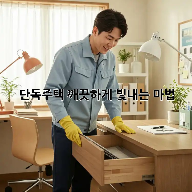 단독주택, 깨끗하게 빛내는 마법🧹✨