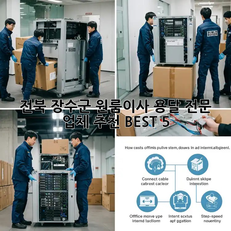 전북 장수군 원룸이사? 용달 전문 업체 추천 BEST 5!