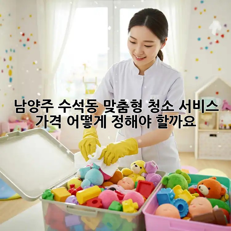 남양주 수석동 맞춤형 청소 서비스 가격, 어떻게 정해야 할까요?