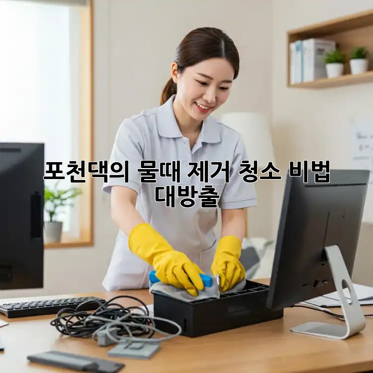 ✨ 포천댁의 물때 제거 청소 비법 대방출! ✨