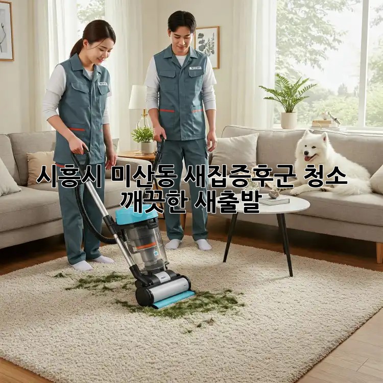시흥시 미산동 새집증후군 청소, 깨끗한 새출발!