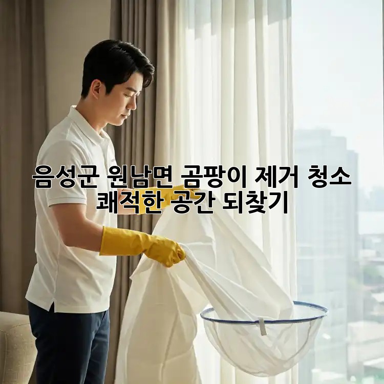 음성군 원남면 곰팡이 제거 청소: 쾌적한 공간 되찾기
