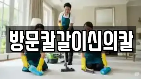 방문칼갈이신의칼