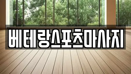 베테랑스포츠마사지