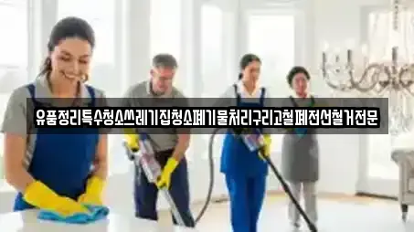 유품정리특수청소쓰레기집청소폐기물처리구리고철폐전선철거전문