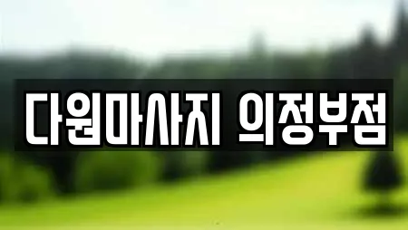 다원마사지 의정부점