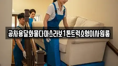 공차용달화물다마스라보1톤트럭소형이사원룸