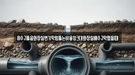 하수구뚫음화장실변기막힘뚫는비용싱크대화장실배수구막혔을때