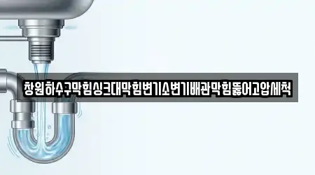 창원하수구막힘싱크대막힘변기소변기배관막힘뚫어고압세척
