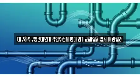 대구하수구싱크대변기막힘수전세면대변기교체설치업체배관킬러