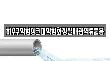 하수구막힘싱크대막힘화장실배관역류뚫음