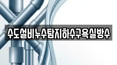 수도설비누수탐지하수구욕실방수