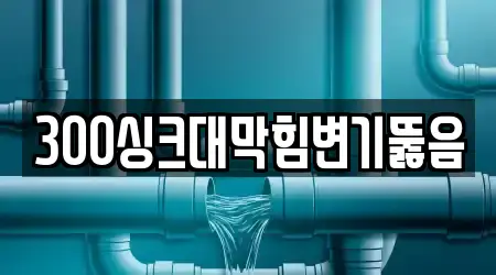 300싱크대막힘변기뚫음
