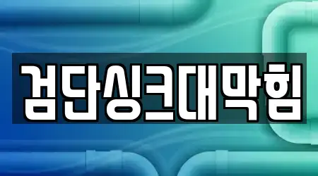 검단싱크대막힘