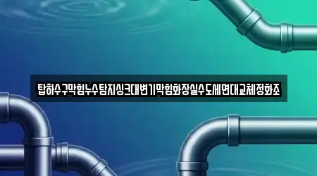 탑하수구막힘누수탐지싱크대변기막힘화장실수도세면대교체정화조