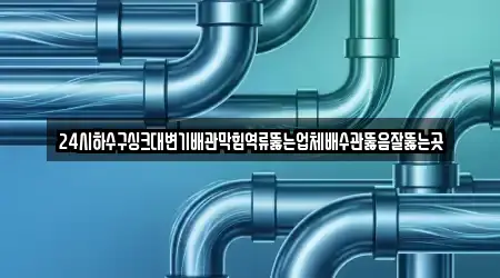 24시하수구싱크대변기배관막힘역류뚫는업체배수관뚫음잘뚫는곳