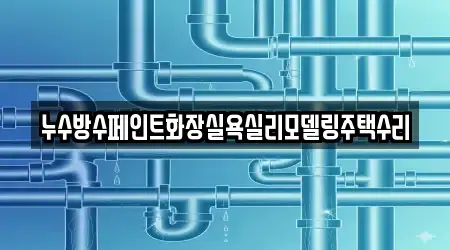 누수방수페인트화장실욕실리모델링주택수리