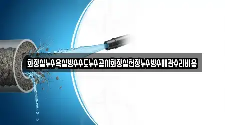 화장실누수욕실방수수도누수공사화장실천장누수방수배관수리비용