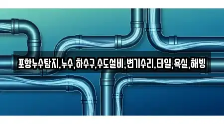 포항누수탐지,누수,하수구,수도설비,변기수리,타일,욕실,해빙