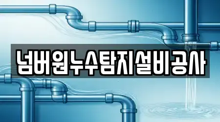 넘버원누수탐지설비공사