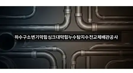 하수구소변기막힘싱크대막힘누수탐지수전교체배관공사