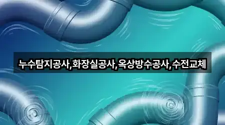 누수탐지공사,화장실공사,옥상방수공사,수전교체
