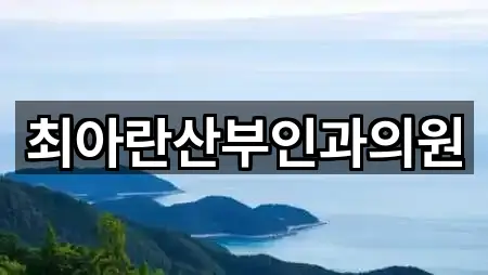 최아란산부인과의원