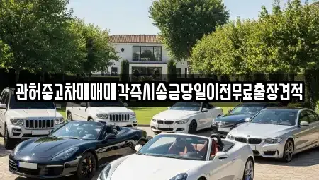 강원 강릉시 담산동 중고차 전문 관허중고차매매매각즉시송금당일이전무료출장견적