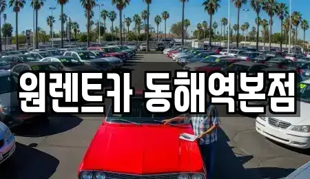 강원 동해시 용정동 렌트카 전문 원렌트카 동해역본점
