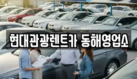 강원 삼척시 장기렌트카 전문 현대관광렌트카 동해영업소