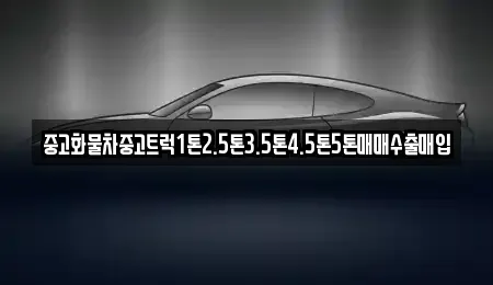 강원특별자치도 영월군 중고차 전문 중고화물차중고트럭1톤2.5톤3.5톤4.5톤5톤매매수출매입