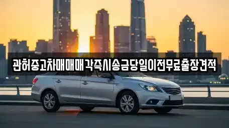 강원특별자치도 춘천시 봉의동 중고차 전문 관허중고차매매매각즉시송금당일이전무료출장견적