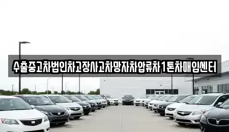 강원특별자치도 태백시 조탄동 중고차 전문 수출중고차법인차고장사고차망자차압류차1톤차매입센터