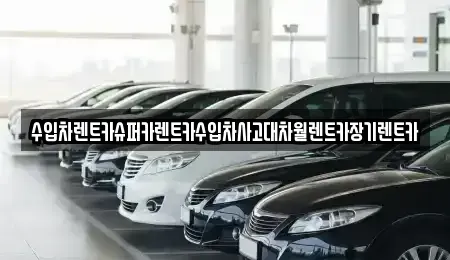 경기 광명시 철산동 장기렌트카 전문 수입차렌트카슈퍼카렌트카수입차사고대차월렌트카장기렌트카