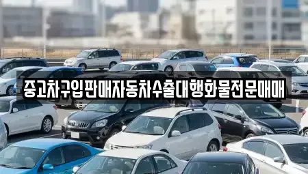 경기 구리시 아천동 중고차 전문 중고차구입판매자동차수출대행화물전문매매