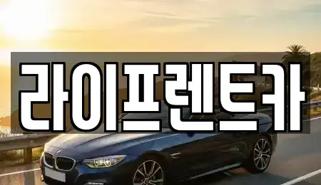 경기 남양주시 평내동 렌트카 전문 라이프렌트카