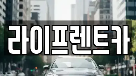 경기 남양주시 평내동 렌트카 전문 라이프렌트카