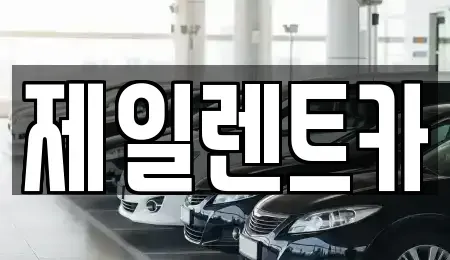 경기 남양주시 평내동 렌트카 전문 제일렌트카