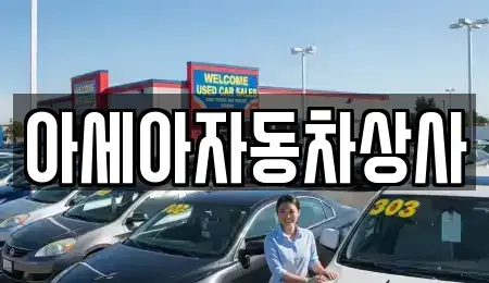 경기 남양주시 평내동 중고차매매 전문 아세아자동차상사