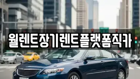 경기 성남시 수정구 상적동 장기렌트카 전문 월렌트장기렌트플랫폼직카