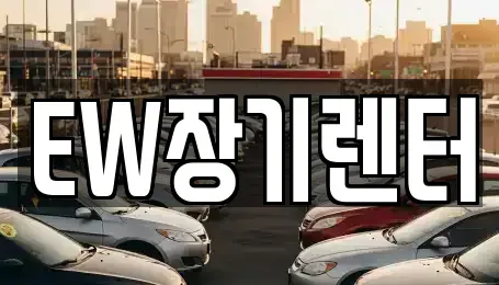 경기 성남시 수정구 수진동 렌트카 전문 EW장기렌터