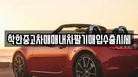 경기 성남시 수정구 수진동 중고차 전문 착한중고차매매내차팔기매입수출시세