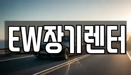 경기 성남시 수정구 태평동 장기렌트카 전문 EW장기렌터