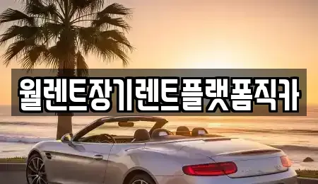 경기 수원시 권선구 장기렌트카 전문 월렌트장기렌트플랫폼직카